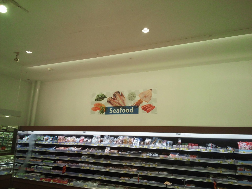 スーパー内サイン